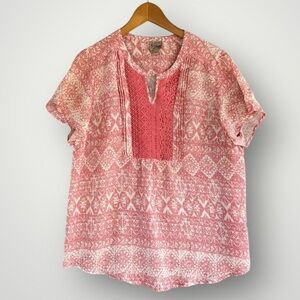 🎉5 for $45🎉 Como vintage top blouse shirt size L